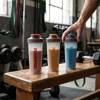 شیکر نقره ای powerade گنجایش 0/7 لیتر
