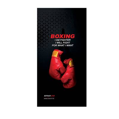 حوله ورزشی طرح boxing کد 102سایز 100در50 سانتی متر