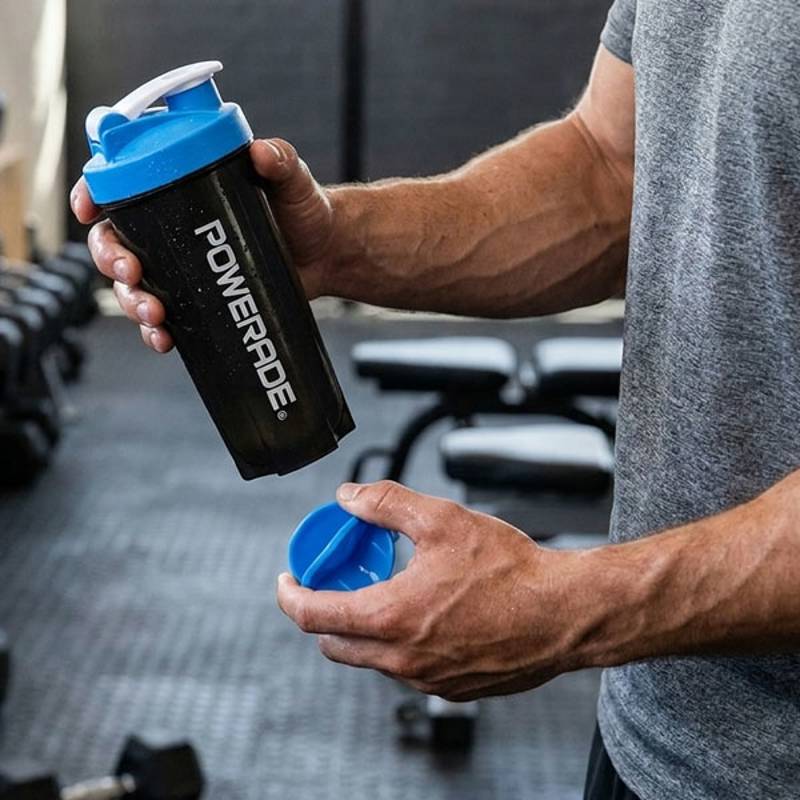 شیکر دودی powerade گنجایش 0/7 لیتر